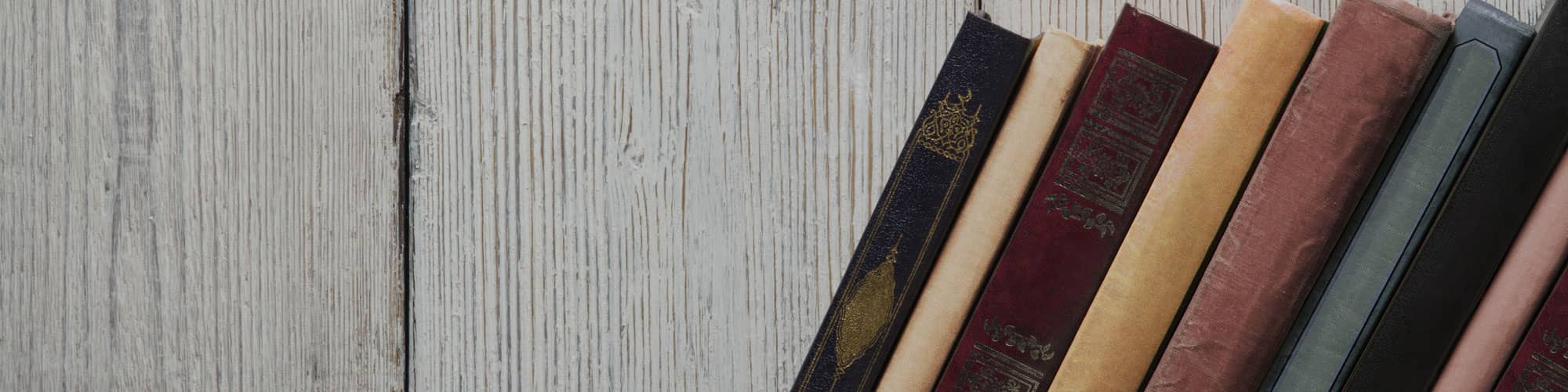 Bookshelf of legal books in London office