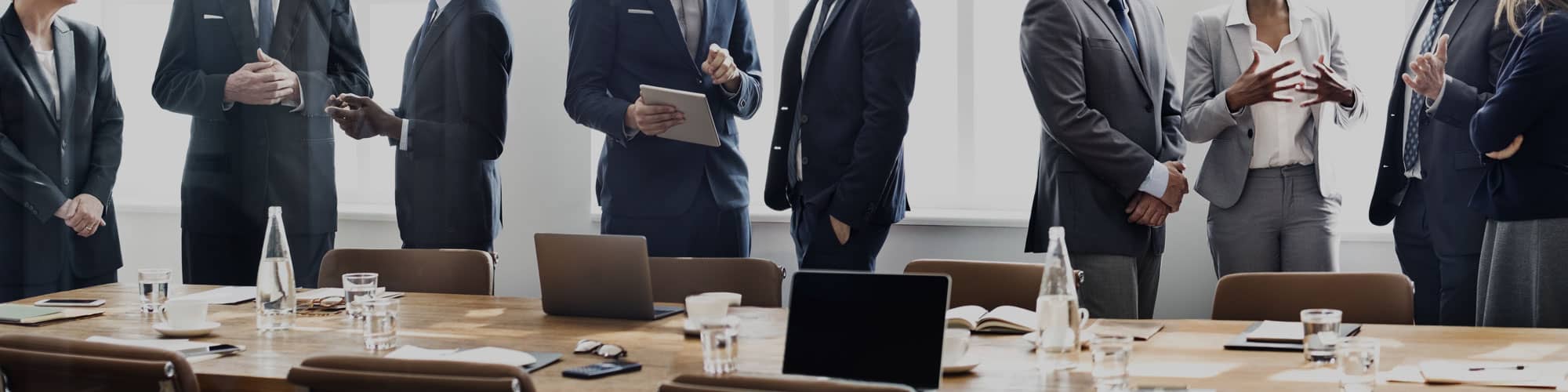 Team of solicitors in London office