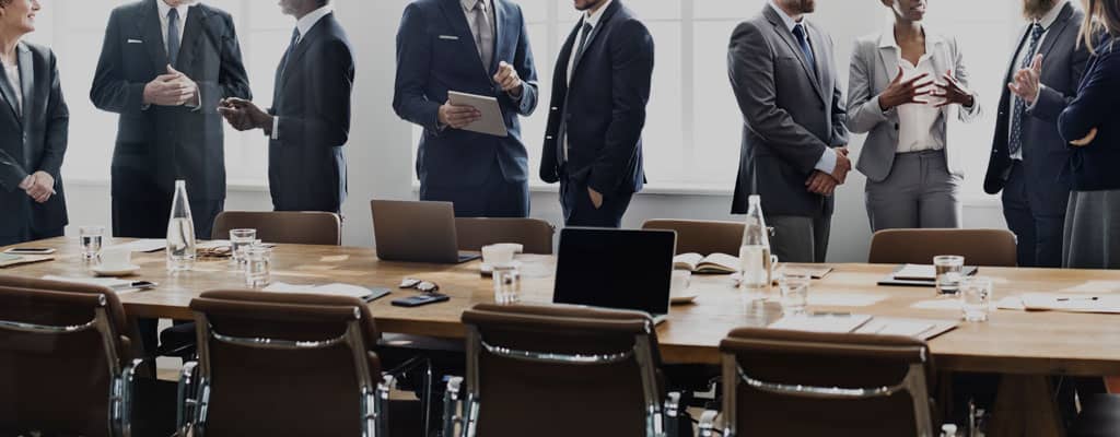 Team of solicitors in London office